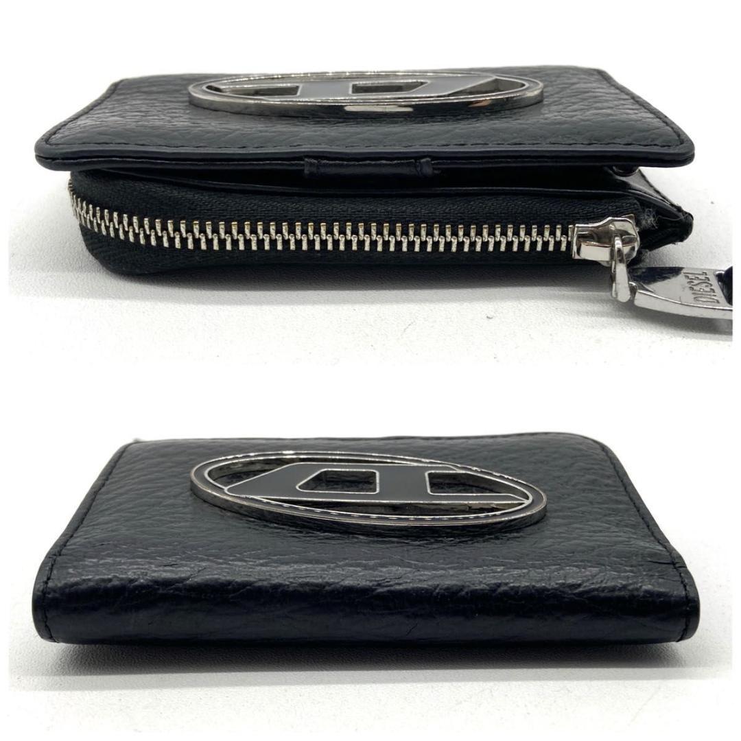 入手困難　極美品✨️ディーゼル　Dロゴ　デカロゴ　キーケース　ケース　黒