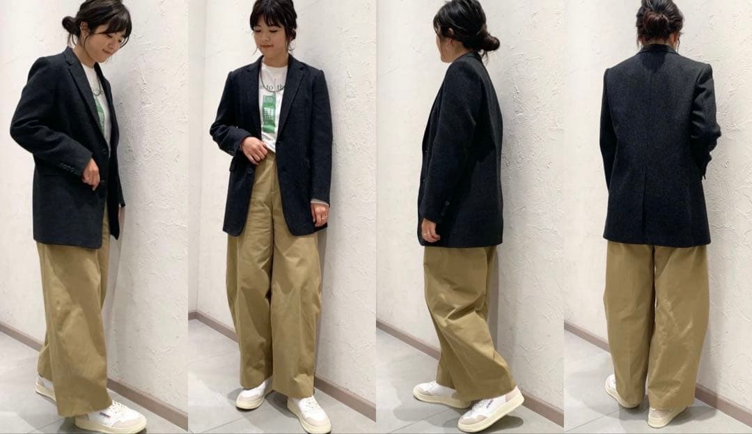 Plage 24AW R’IAM WIDE チノパンツ キャメル 38