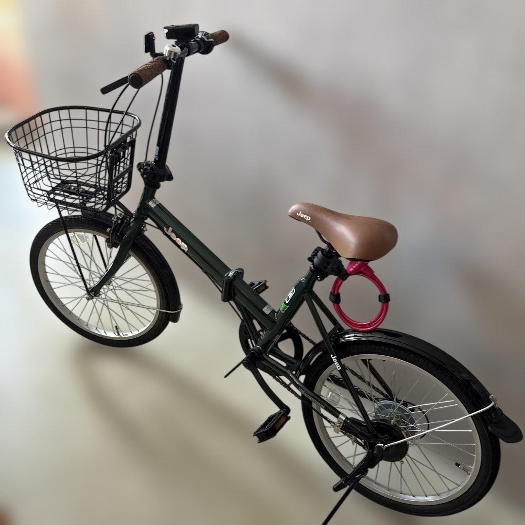Jeep 折りたたみ自転車 グリーン