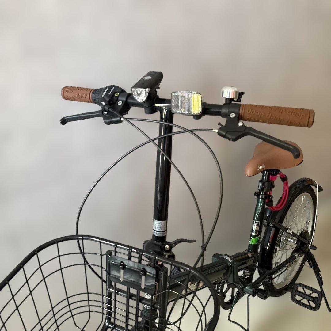 Jeep 折りたたみ自転車 グリーン