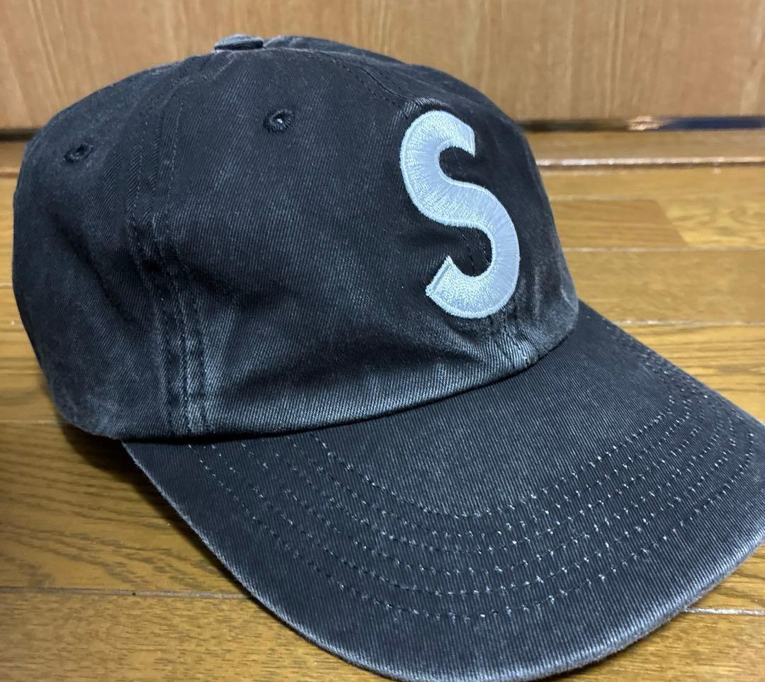 Supreme S Logo cap シュプリーム Sロゴ キャップ 黒SS25