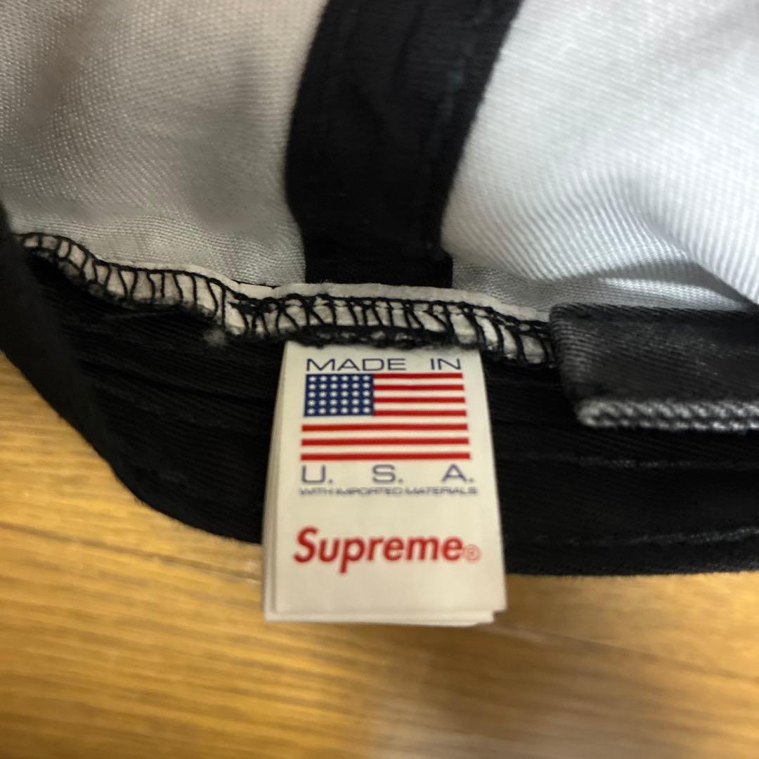 Supreme S Logo cap シュプリーム Sロゴ キャップ 黒SS25