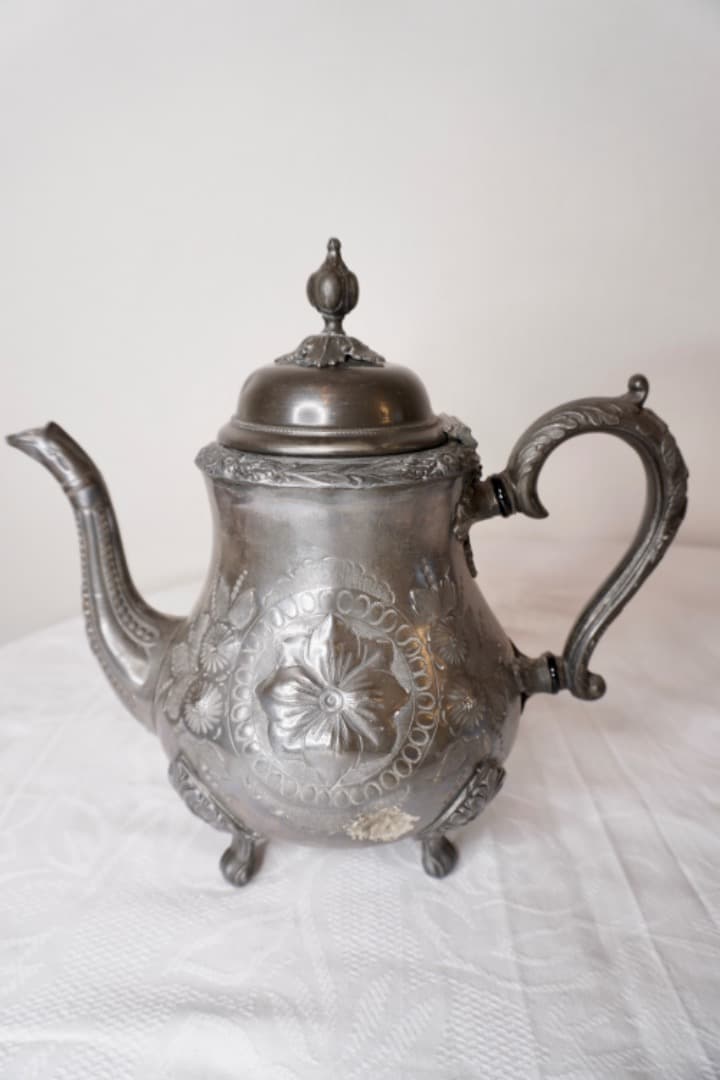 イギリス アンティーク ピューター ポット②