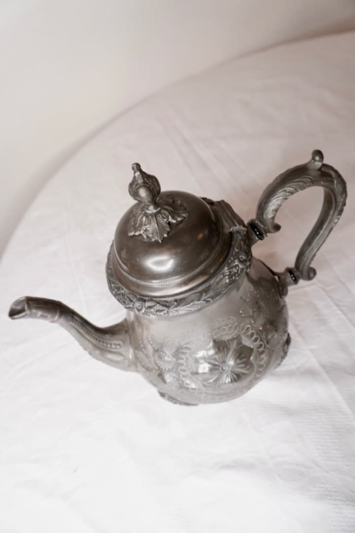 イギリス アンティーク ピューター ポット②