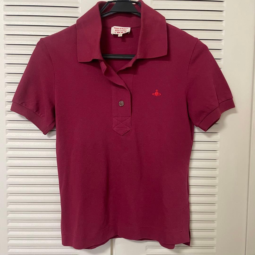 【Vivienne Westwood】オーブ刺繍 半袖ポロシャツ