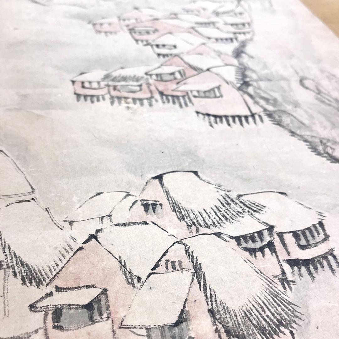 18世紀の画僧・月僊 肉筆画！直筆添え書きあり