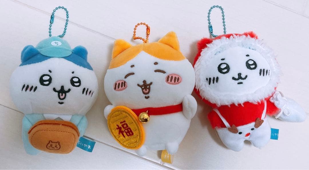 ちいかわ ハチワレ 招福 働くスタッフさん マスコット