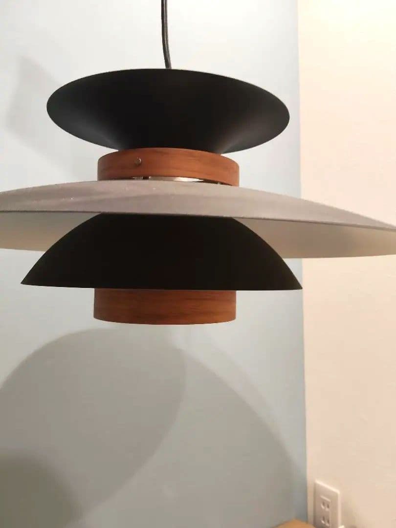 ルイス・ポールセン PH5風 モダンペンダントライト ホワイト&ブラック