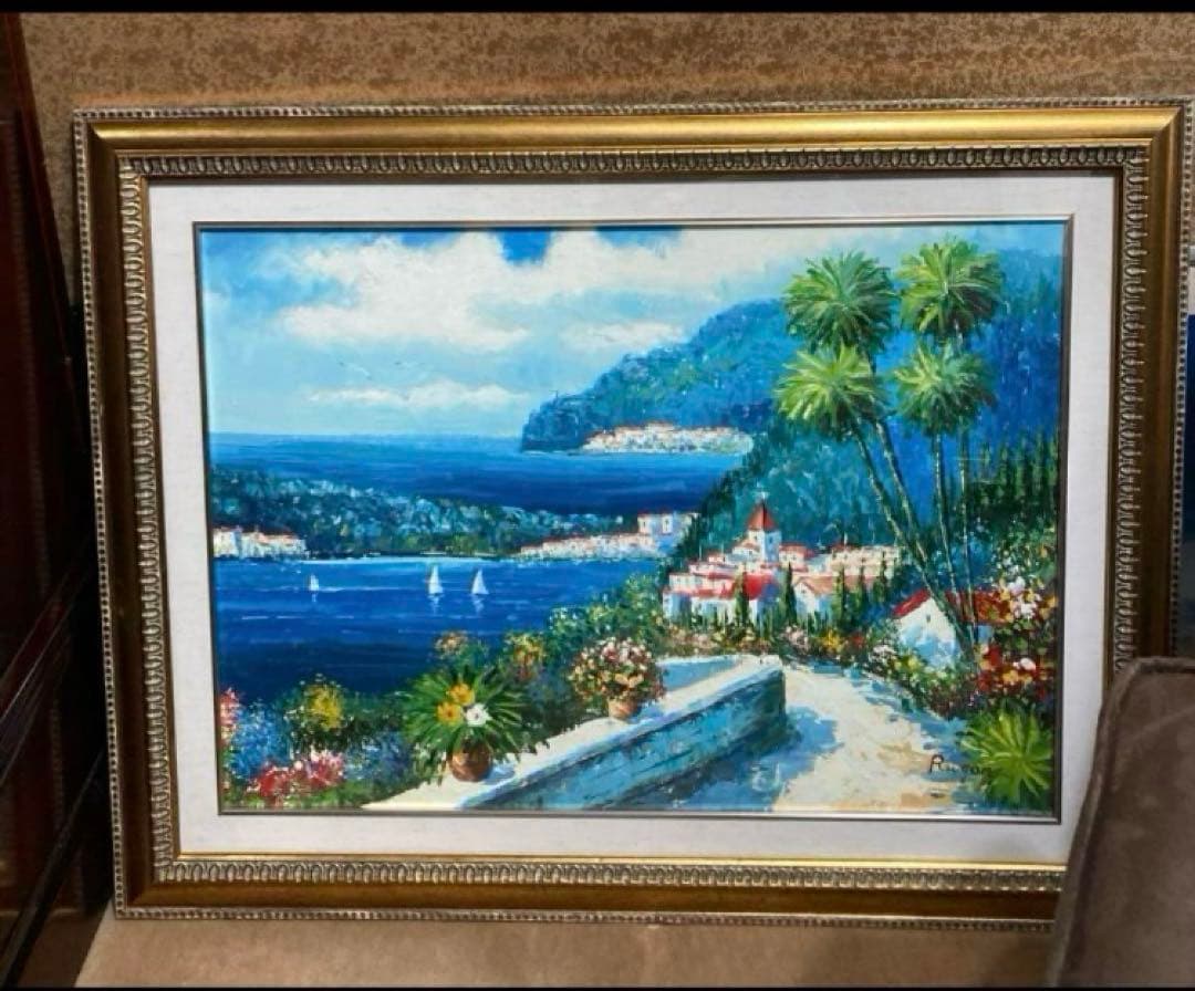 「地中海への道」　セルジュ・ルゴン P20号