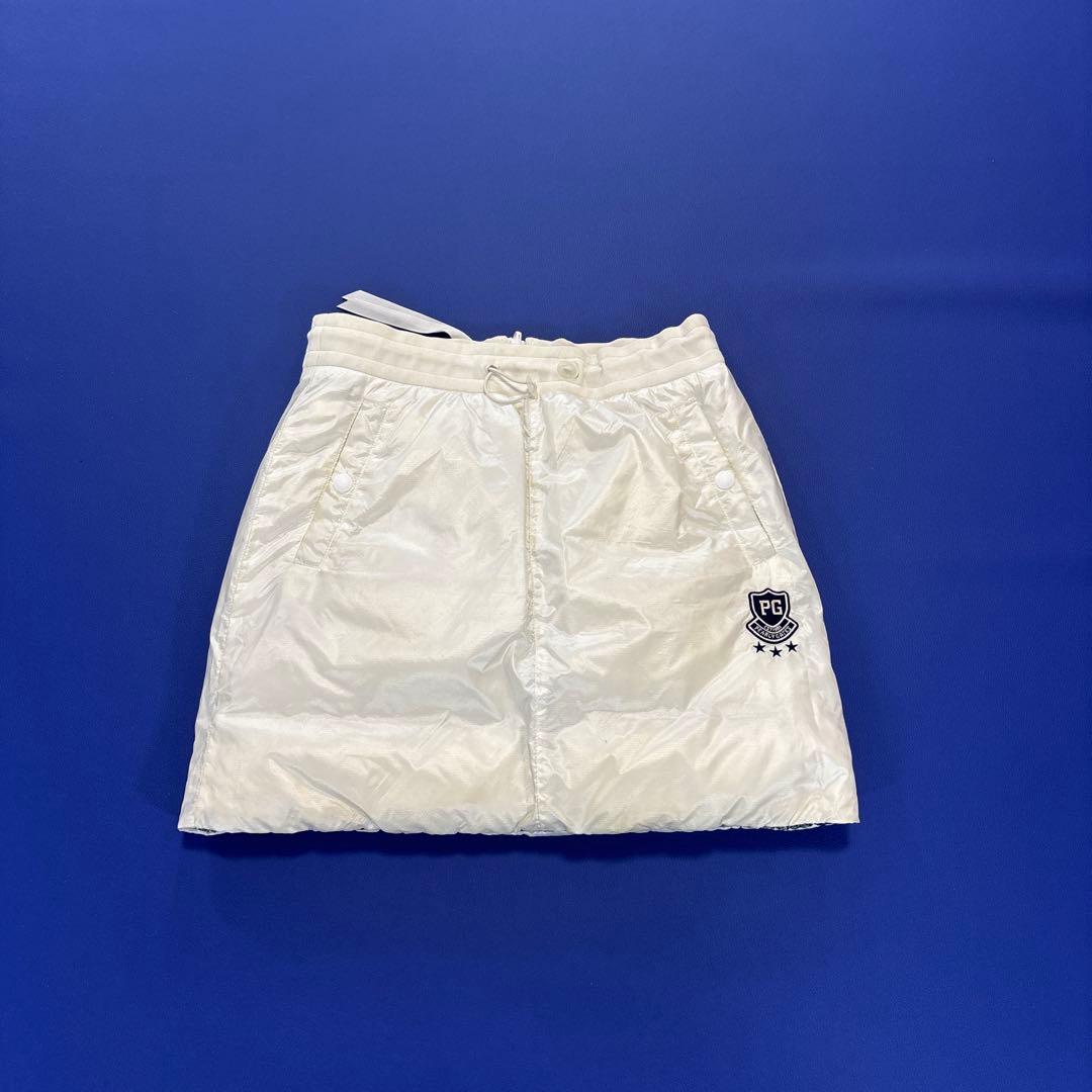 パーリーゲイツ　ダウンスカート　リバーシブル　カモフラ　0/S ドロスト