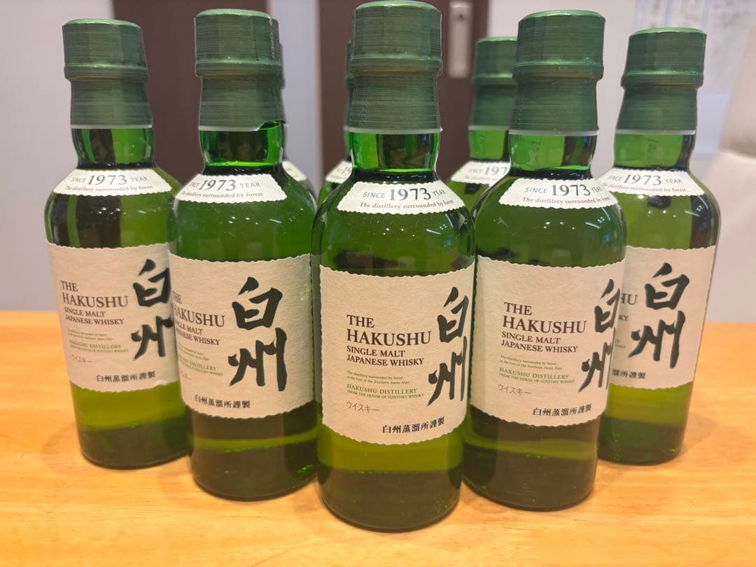 白州 THE HAKUSHU シングルモルトウイスキー 180ml 8本セット