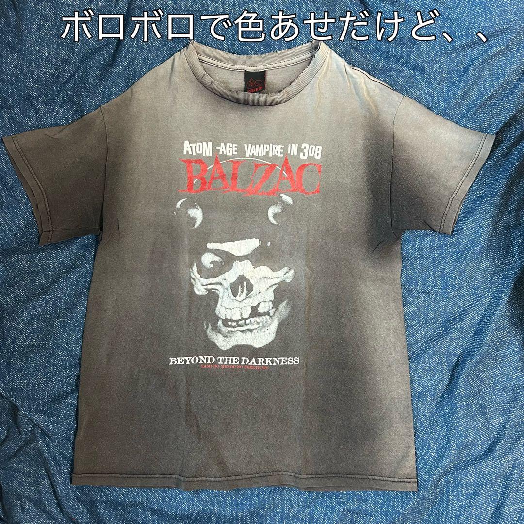 ［ボロ古着］バルザック　バンドt パンク　ホラーパンク　ミスフィッツ　ボロボロ