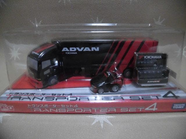 ちびっこチョロＱ トランスポーター トラック野郎 ニスモGT-R アドバン F1