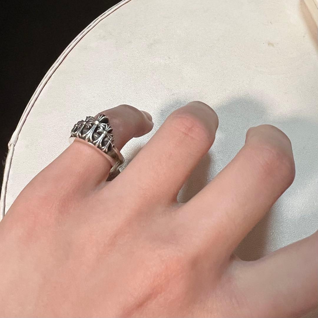 クロムハーツ クラウン CH クロス　リング