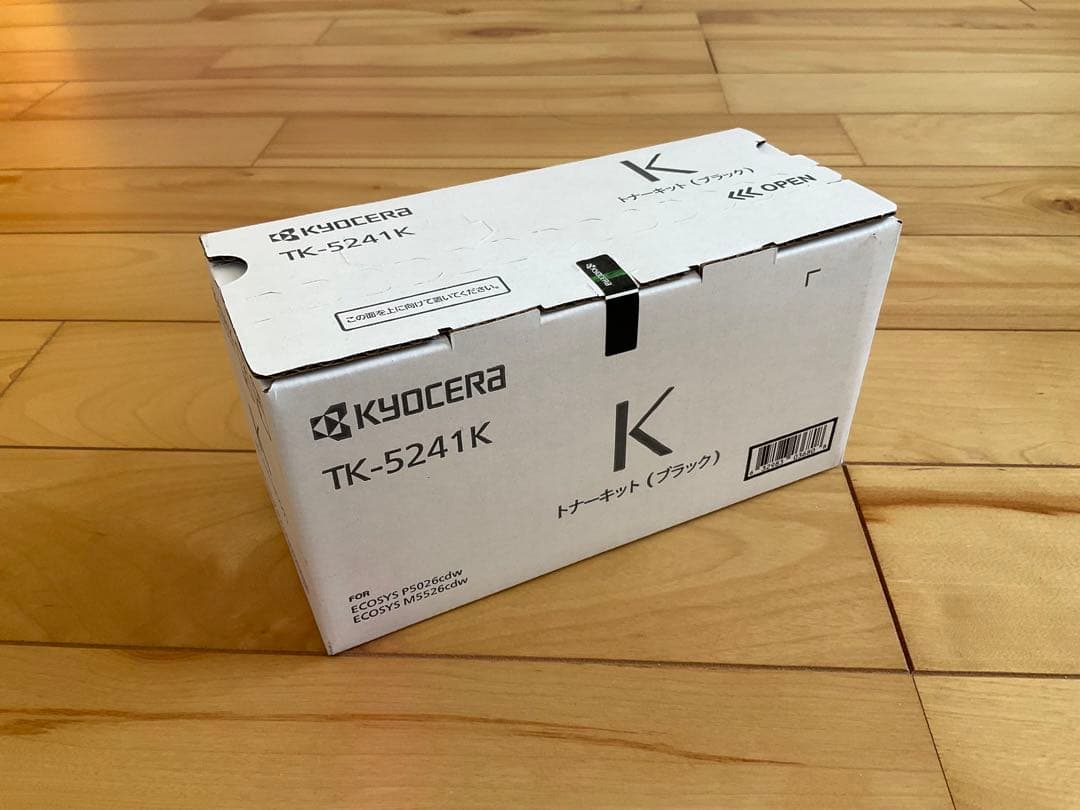 京セラトナー純正品　ブラックトナーTK-5241K