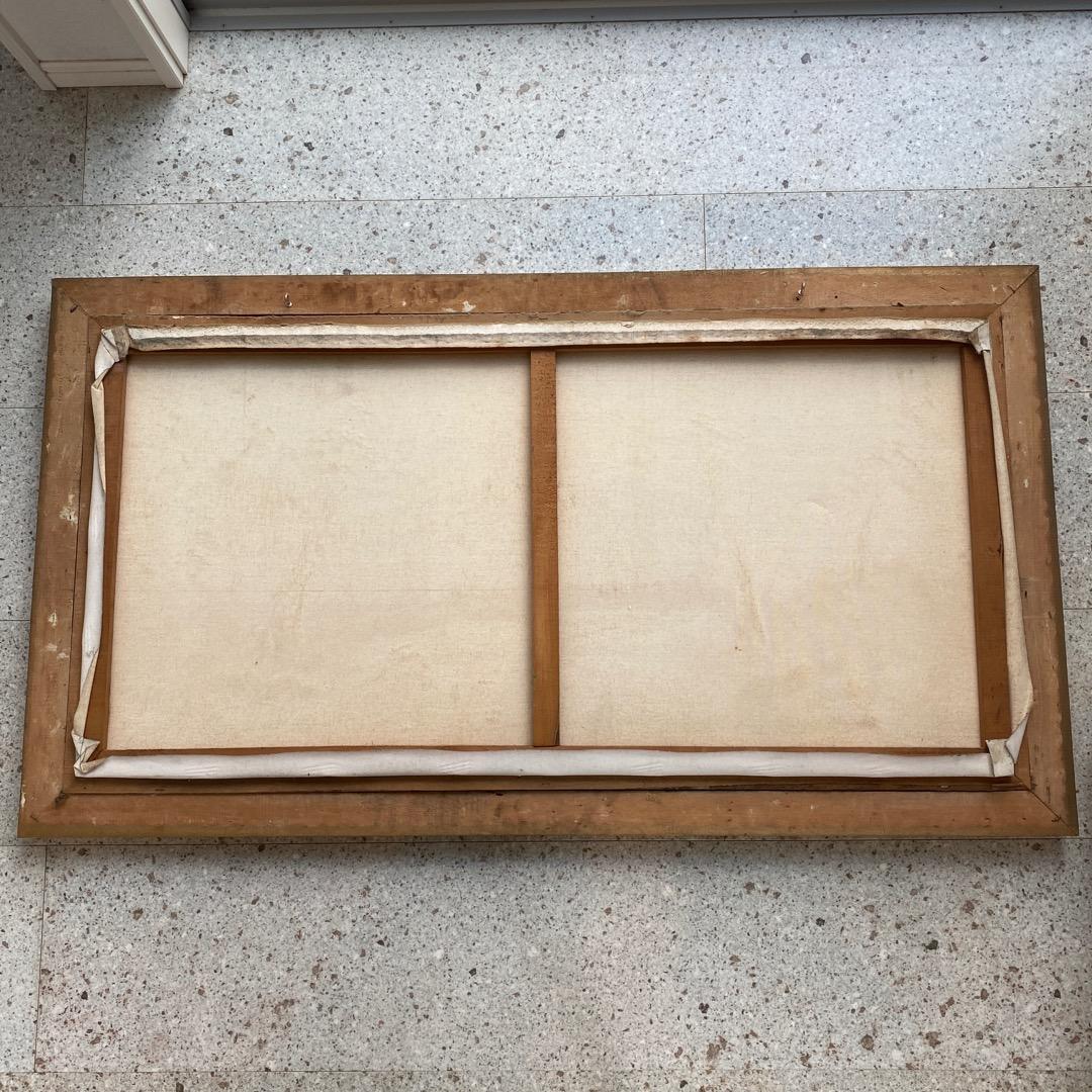 絵画　風景画　特大　幅約138cm×高さ約77cm