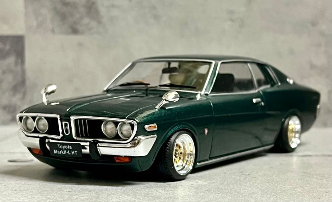 国産名車 1/24 トヨタ マークⅡ HT L カスタム 旧車 ミニカー