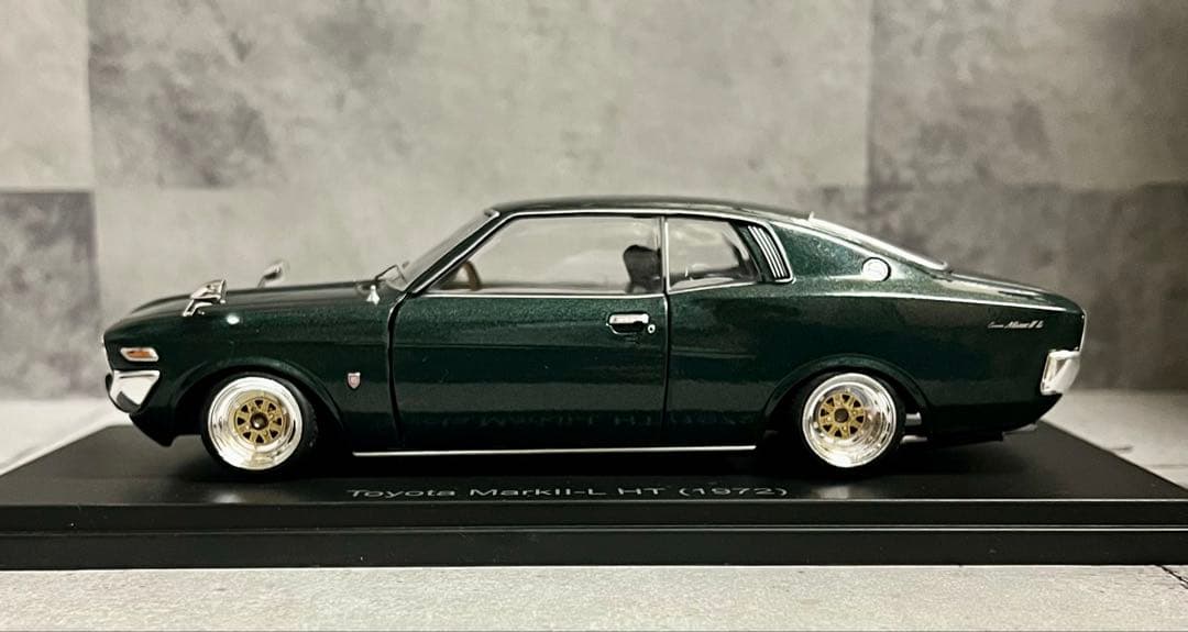 国産名車 1/24 トヨタ マークⅡ HT L カスタム 旧車 ミニカー
