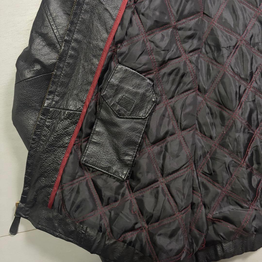 ST.JOHN'S BAY レザージャケット　A-2 本革 オールレザー ハルキ