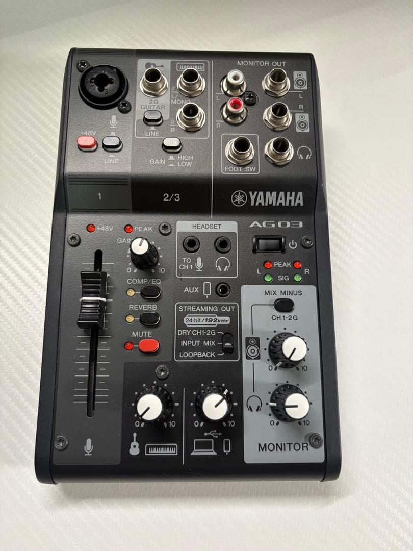 値段交渉可YAMAHA AG03 MK2 ストリーミングミキサー