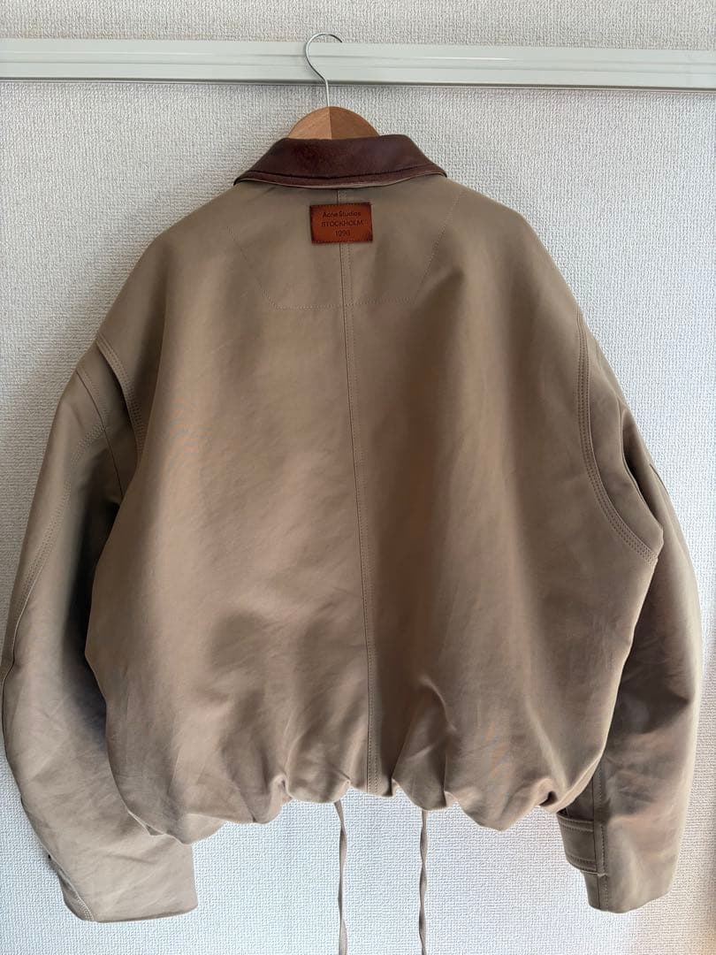 u*7様 Acne Studios ツイルジャケット カーキ 46 正規品 短丈