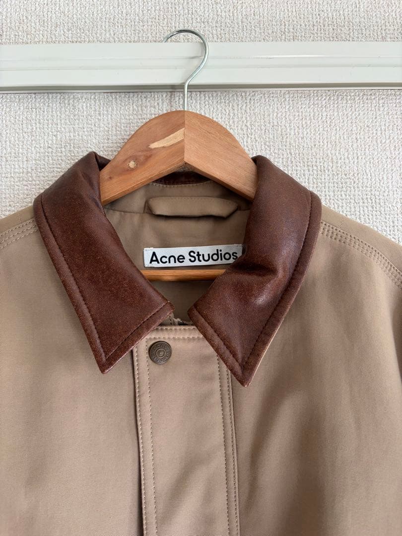 u*7様 Acne Studios ツイルジャケット カーキ 46 正規品 短丈