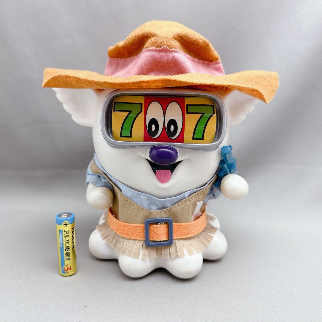 激レア！楽園　貯金箱　パチンコ　スロット　キャラクター　レトロ　希少　ソフビ