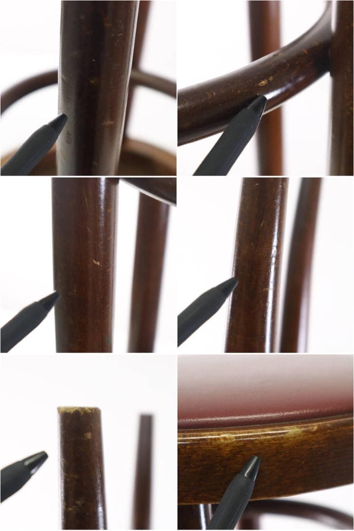 まとめ2の1秋田木工 IDC大塚 No.209 カウンターチェア PVCレッド