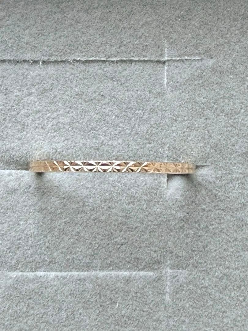 ココシュニック　K10カットワーク極光細 リング　12号