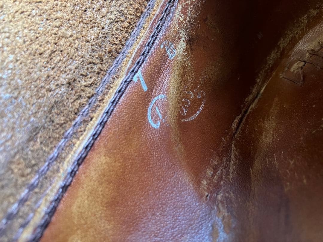 希少 ラッセルモカシン 7 トリプルヴァンプ クロムエクセル 赤茶 ホーウィン