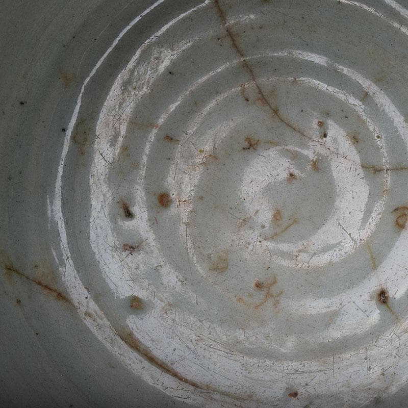 朝鮮美術　李朝　高麗白磁　壷　C　R8595