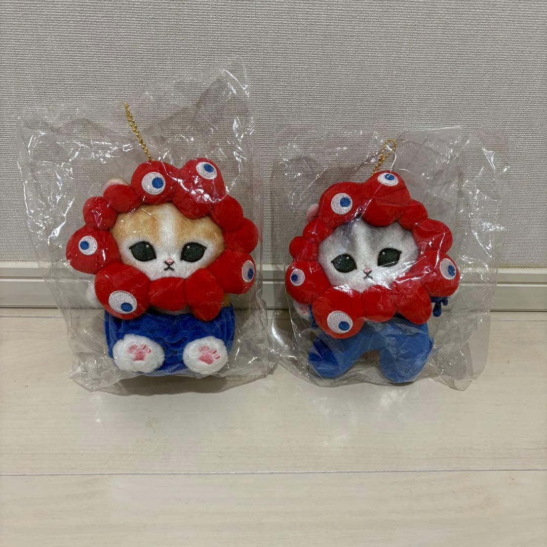 モフサンド ミャクミャク 大阪万博　ぬいぐるみ 立ち おすわり 2個セット