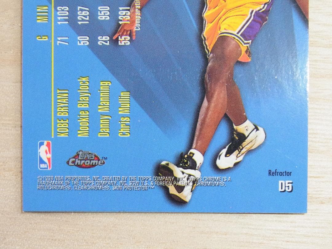 その他 KOBE BRYANT 1998 TOPPS REFRACTOR DESTINY