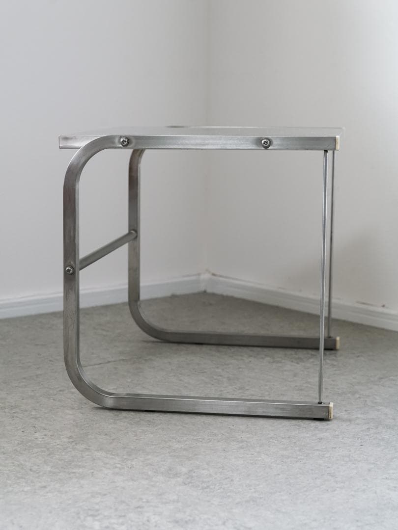 vintage ステンレス サイドテーブル 無機質 モダン ミッドセンチュリー