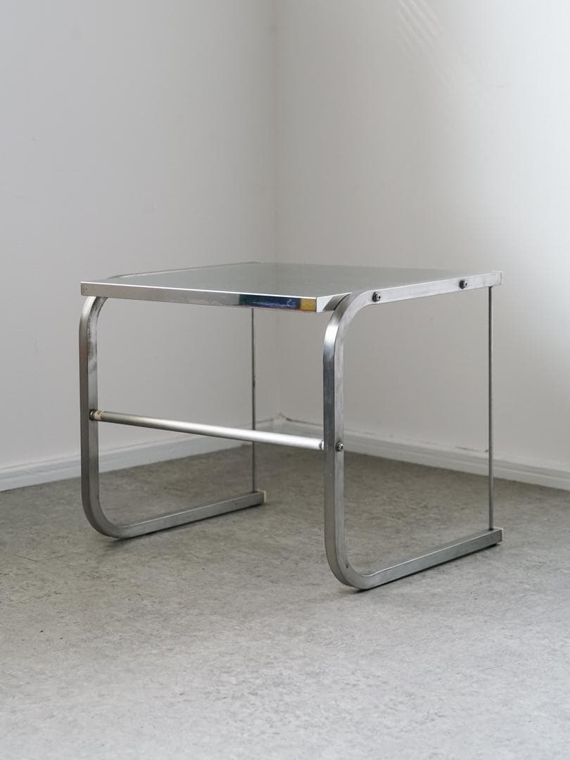 vintage ステンレス サイドテーブル 無機質 モダン ミッドセンチュリー