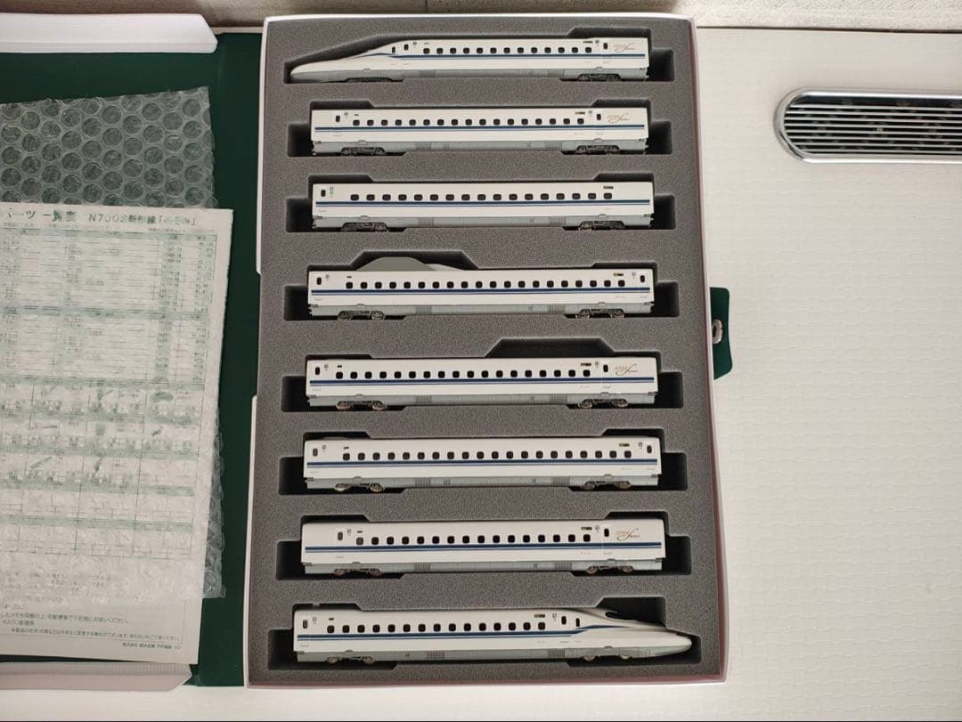 室内灯搭載済　KATO N700S　新幹線のぞみ　基本セット　増結セット　8両
