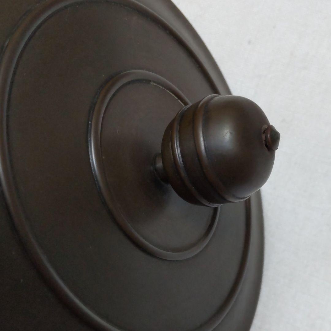 唐銅水差し/竹製柄杓-未使用