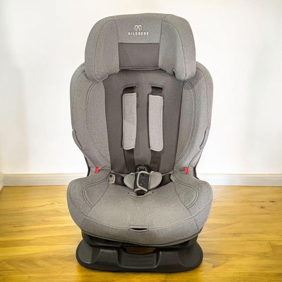 【1歳〜7歳対応】エールベベ スイングムーン プレミアムS 美品 グレー 清潔感