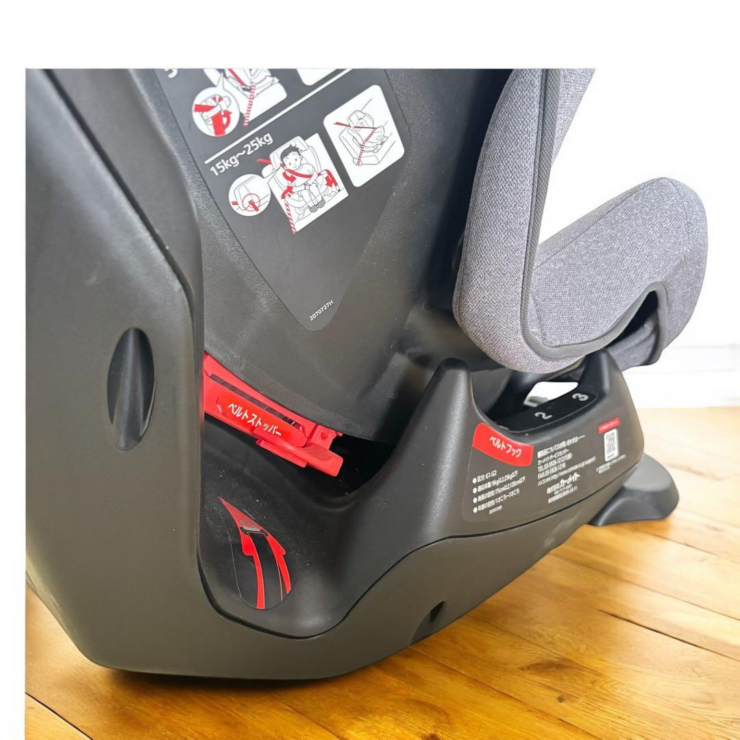 【1歳〜7歳対応】エールベベ スイングムーン プレミアムS 美品 グレー 清潔感