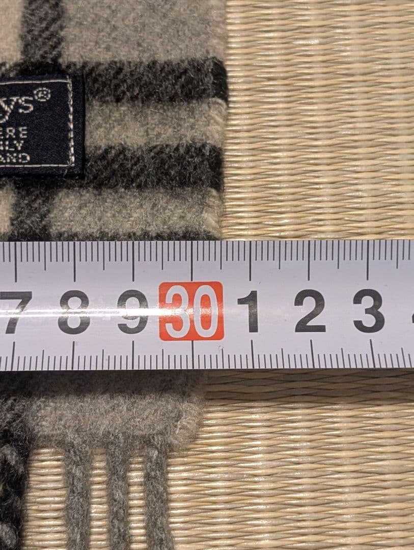 バーバリーズ チェック柄 カシミヤ100% マフラー