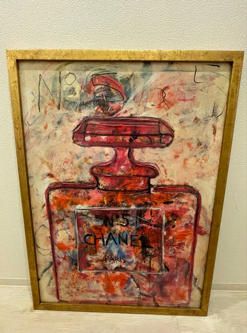 「フランフラン」No.5 CHANEL 抽象画 キャンバスアート