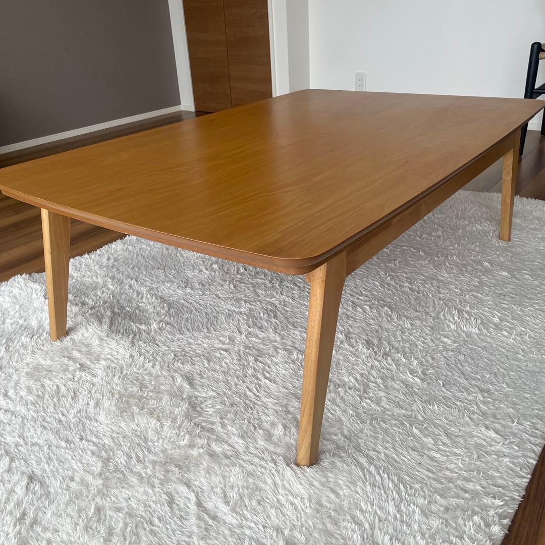 mugii様　天然木オーク材 北欧こたつテーブル 長方形(120×80)送料込