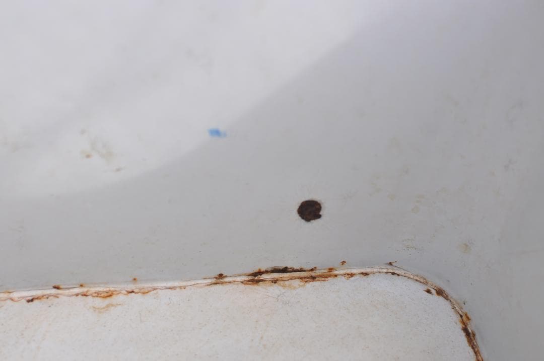 イギリスアンティーク　ホーローブレッド缶　シャビー　ビンテージ　蚤の市