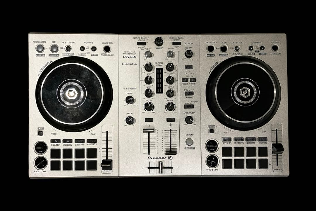 DJコントローラー シルバー 2チャンネル
