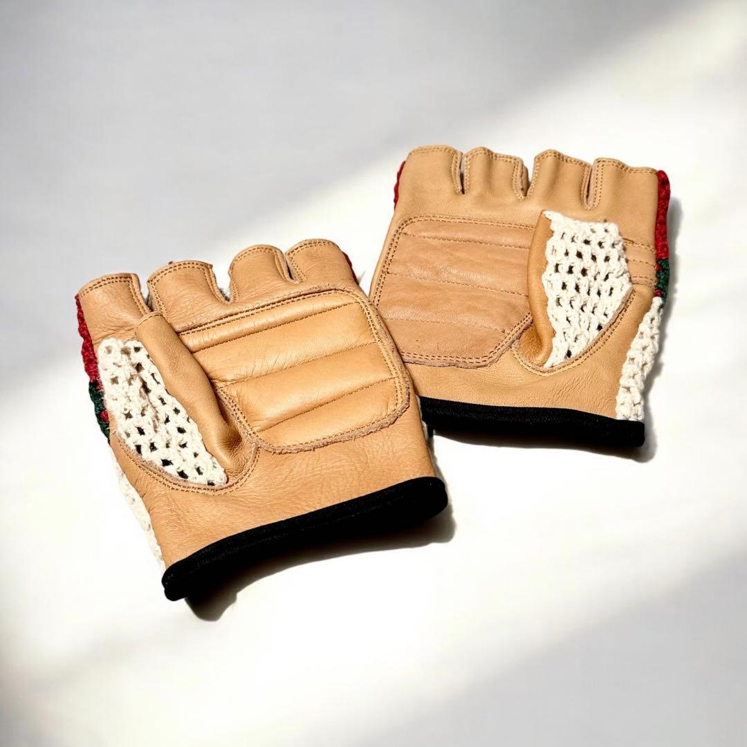 【ラスト1点】 エメレオンドレ フィンガーレス グローブ タン L/XL