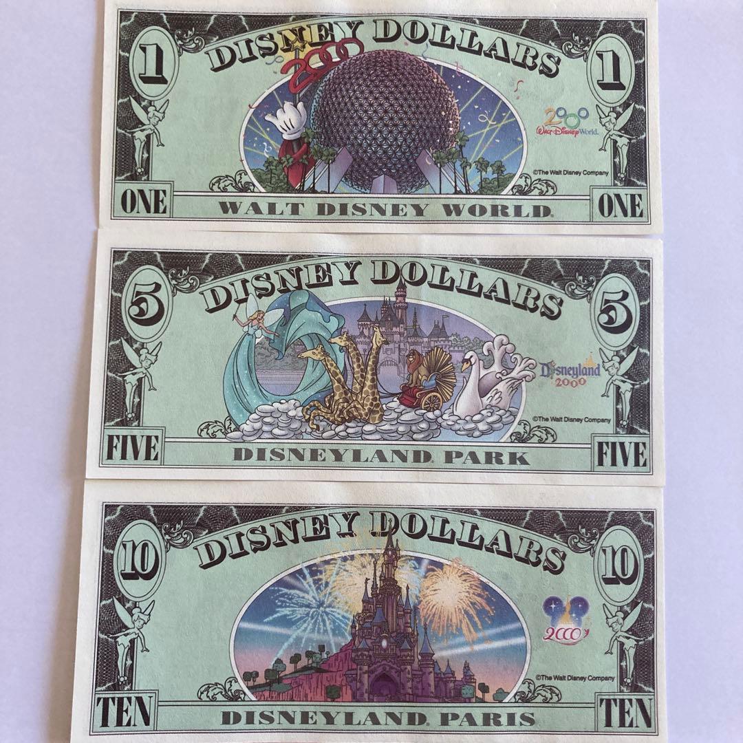 【2000年ミレニアム記念デザイン】ディズニーダラーセット⭐︎