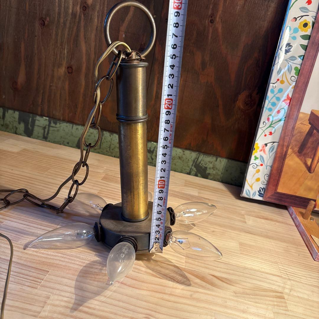 ヴィンテージ 6灯ペンダントライト アンティーク　ミッドセンチュリー