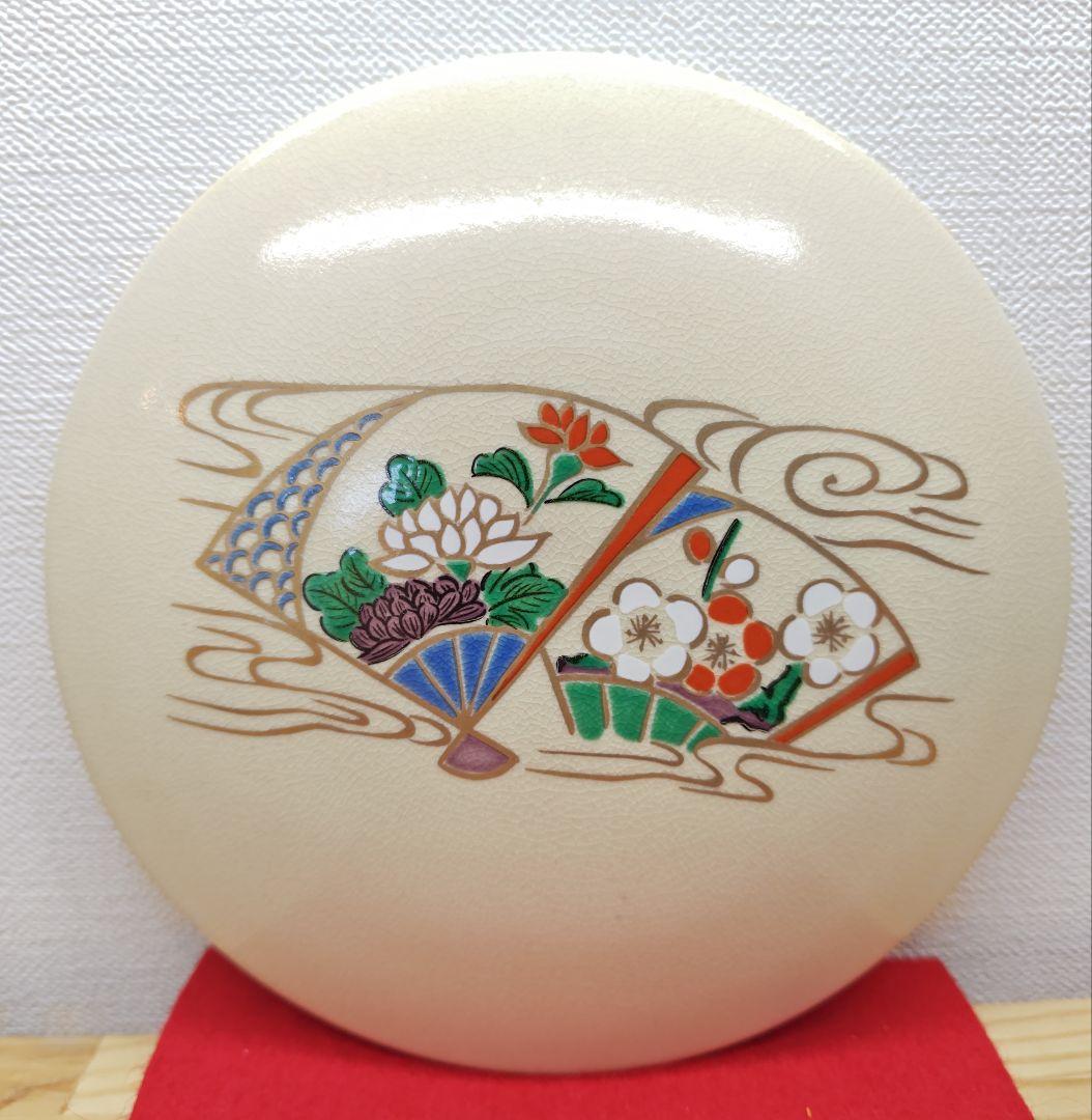 送料込【逢絢亭・新品】茶道具 水屋道具 片口水注 京焼 扇面流水 紙箱入り