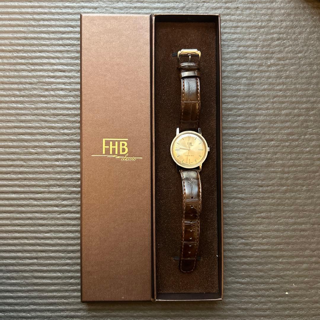 FHB F908腕時計 ブラウン