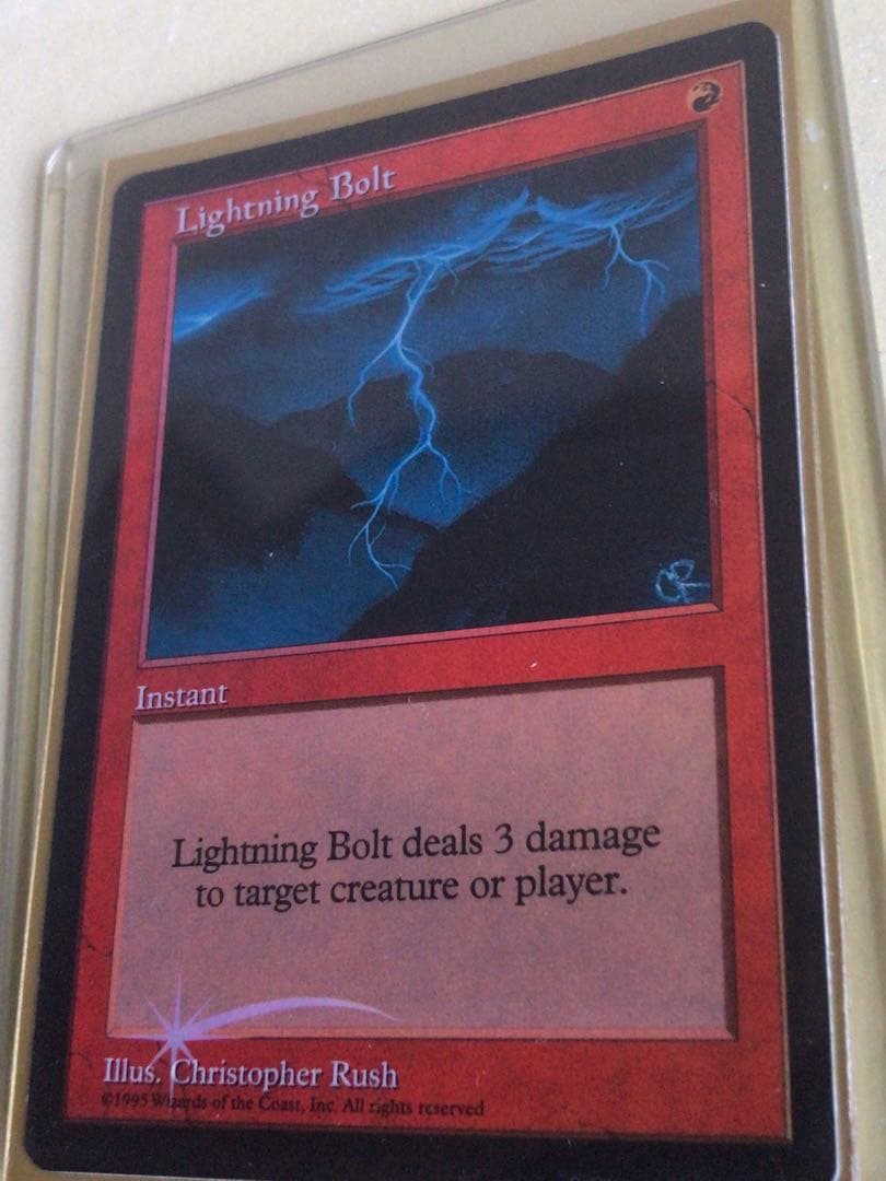 Lightning Bolt Foil (稲妻)旧枠プロモ ジャッジ褒章)